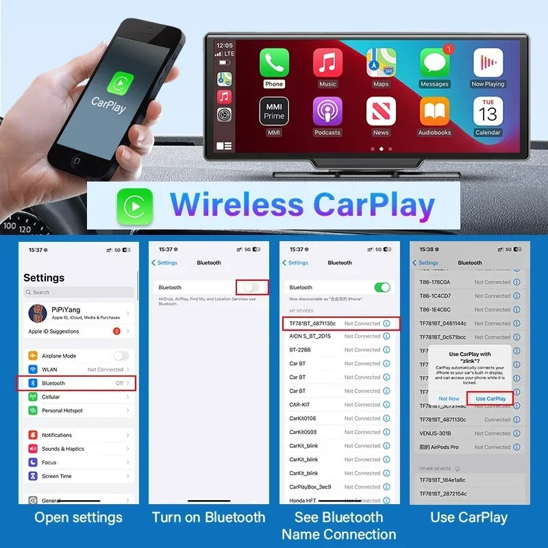 Lycoro™ - Carplay & Android Auto Dashcam